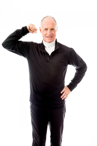 Man showing off muscle — Stock Photo, Image