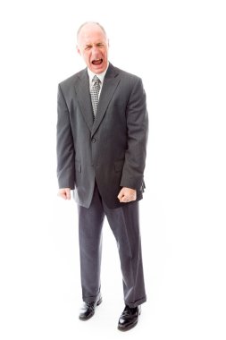 çığlık atan işadamı