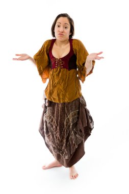 Shrugging kadın