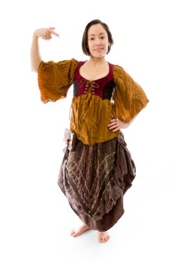 İşaret eden Kadın