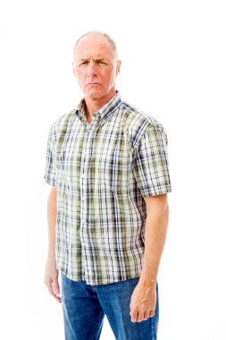 endişeli görünen adam