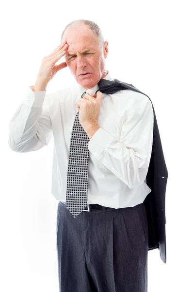 Suffering from headache — Stock Photo, Image