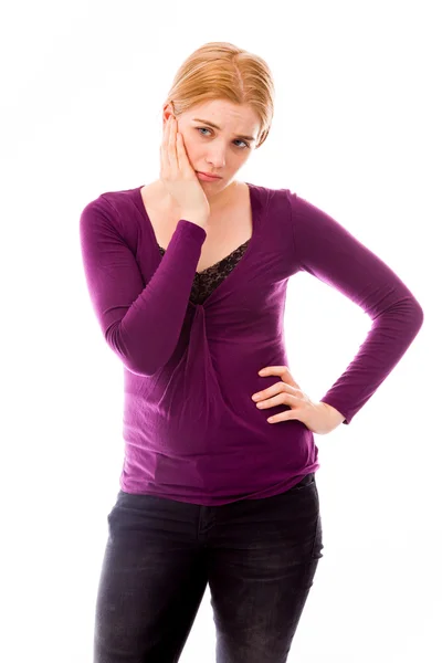 Woman looking sad — Stock Photo, Image