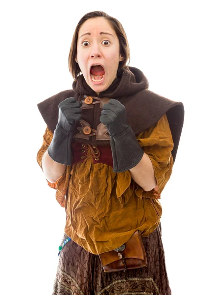 Woman scared — Stock Photo, Image