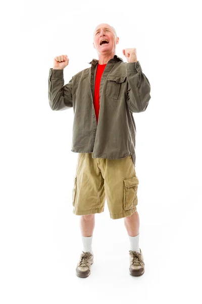 Man celebrating his success — Stock Photo, Image