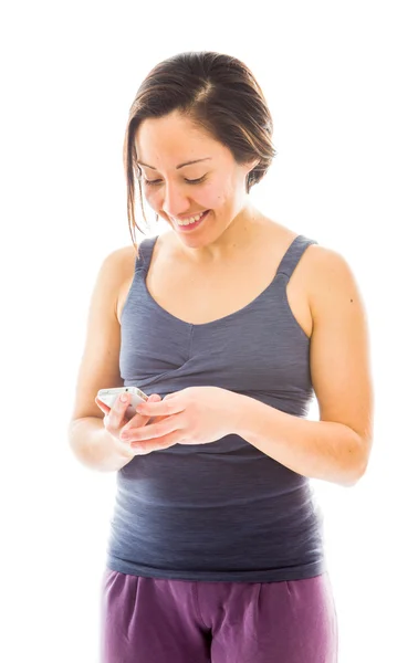 Woman text messaging — Stock Photo, Image