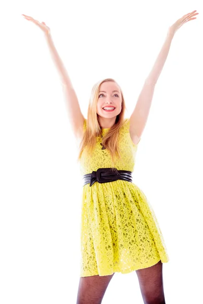 Woman celebrating success — Stock Photo, Image