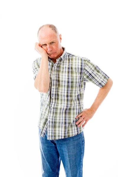 Hombre buscando decepcionado — Foto de Stock