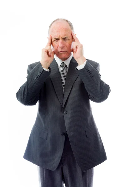 Suffering from headache — Stock Photo, Image