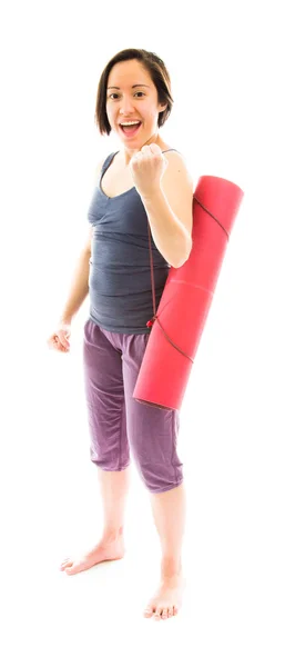 Woman celebrating success — Stock Photo, Image