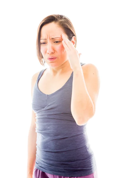 Suffering from headache — Stock Photo, Image