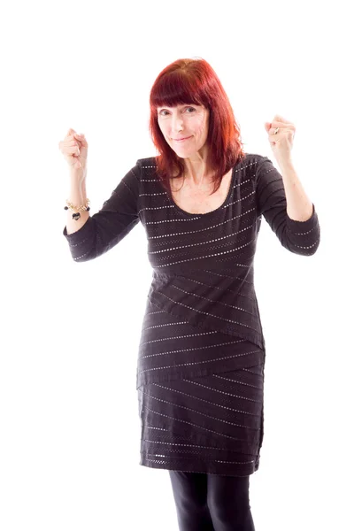 Woman excited — Stock Photo, Image