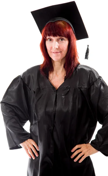 Student with arms akimbo — Stock Photo, Image