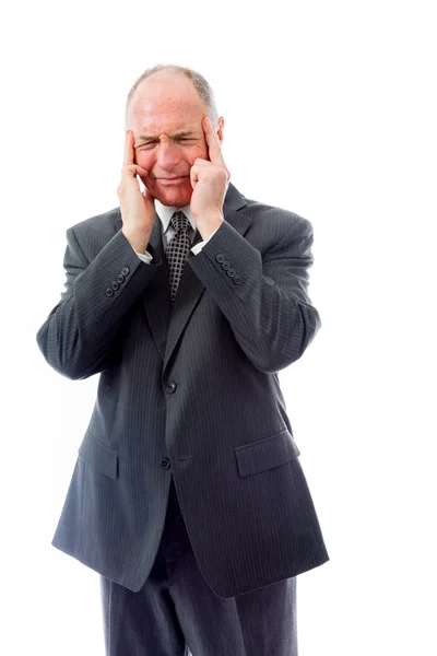 Suffering from headache — Stock Photo, Image