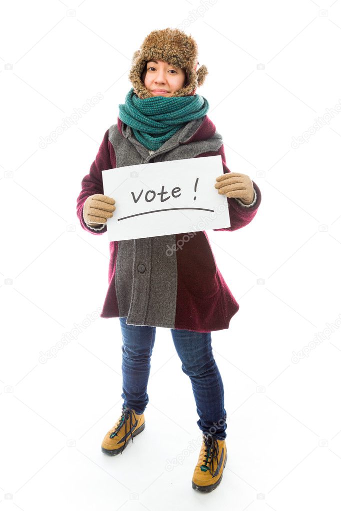 Vote sign