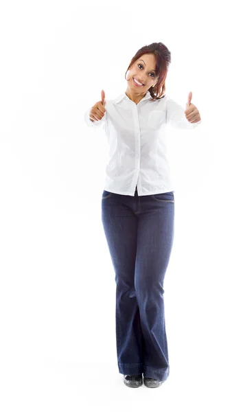 Thumbs up sign — Stock Photo, Image