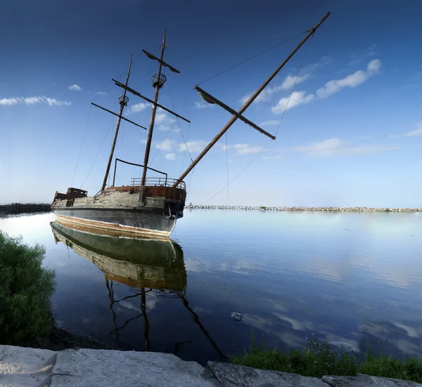 Grande hermine schip — Stockfoto