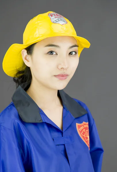 Confident firefighter — Stock Photo, Image