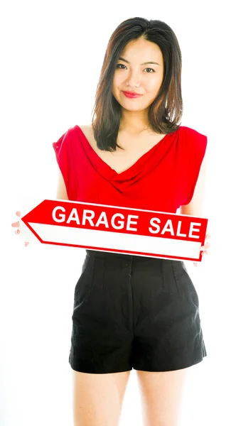 Garaj satışı işareti — Stok fotoğraf