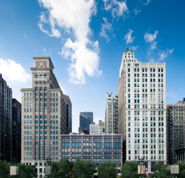 Skyscrapers in Chicago clipart
