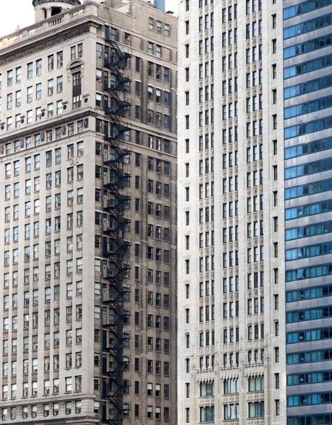 Skyscrapers in a city — Stock Photo, Image