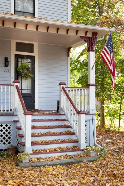 Fachada de una mansión — Foto de Stock