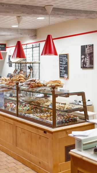 Food in display at a baker — Stock Photo, Image