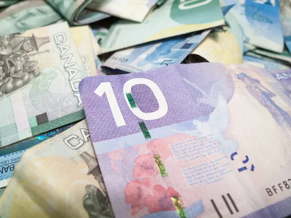 Kanada Doları faturası tam kare