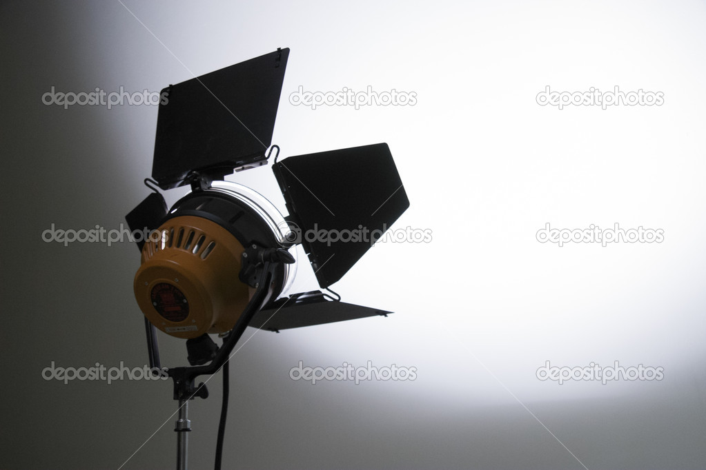 Floodlight at a film studio