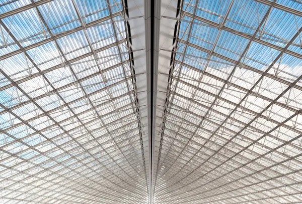 Ceiling of an airport — Stock Photo, Image