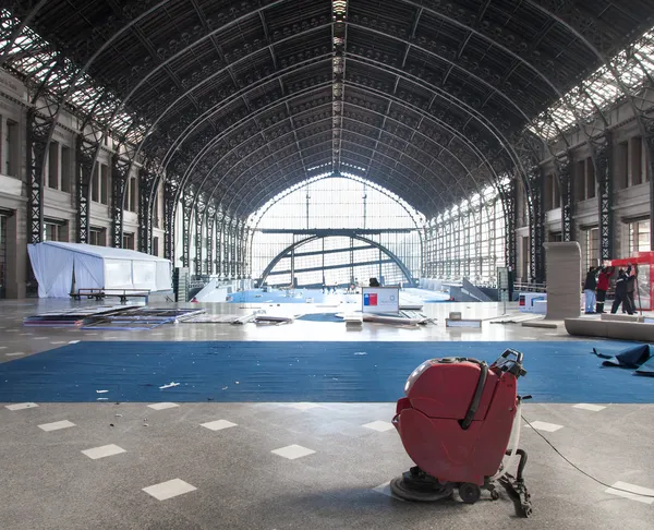 bir inşaat sahasında zemin tampon