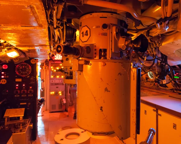 Interiores de um submarino — Fotografia de Stock