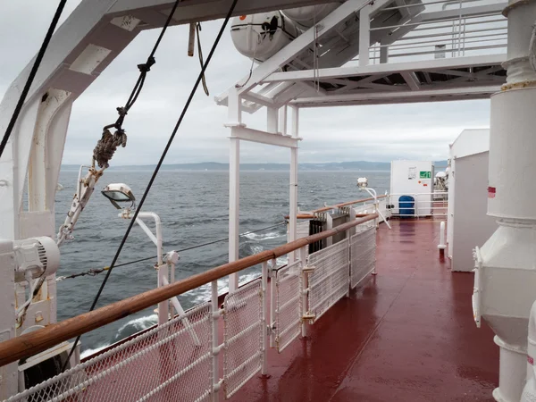 Sea viewed through ferry — Stock Photo, Image