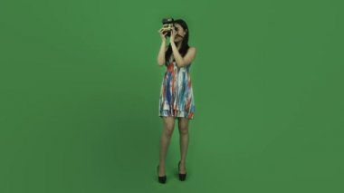 polaroid ile Asyalı kız
