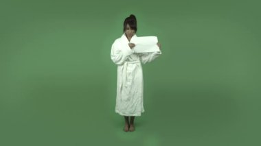 boş Tabelalı Kadın