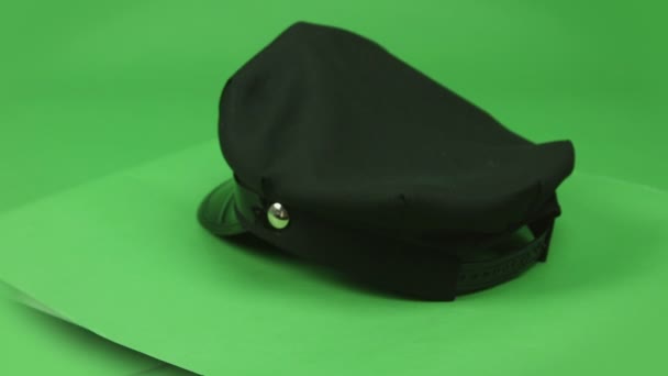 Police hat — Stock Video