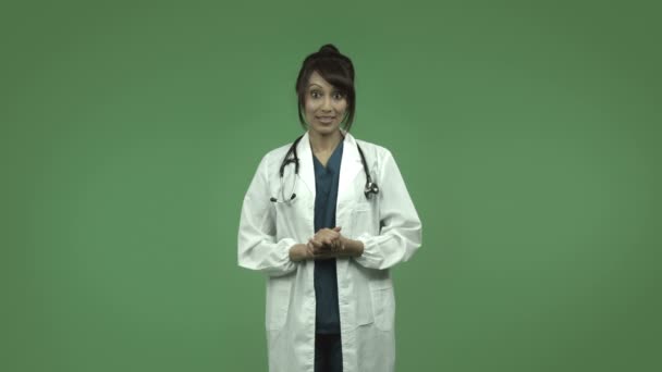 印度女医生 — 图库视频影像