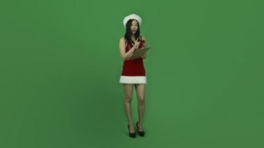 Asyalı kız seksi Noel Baba