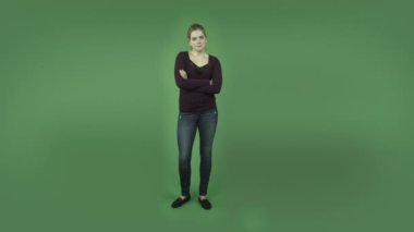 Casual Kız endişeli