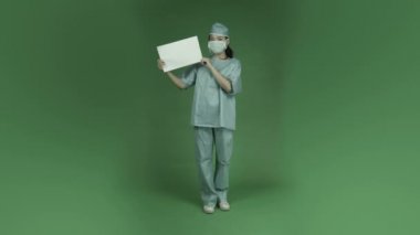 cerrah maskeli boş işareti ile