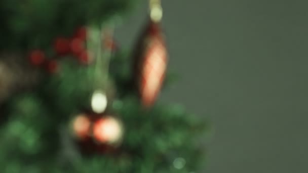 Árbol de Navidad — Vídeo de stock