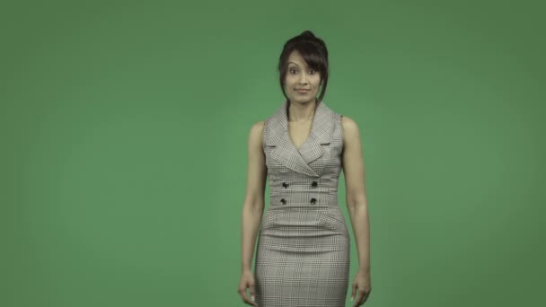 Mujer de negocios india — Vídeo de stock