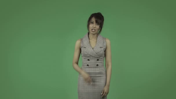 印度商界的女人 — 图库视频影像