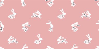 Tekrarla, tekstil, hayvan, arka plan, güzel, tavşanlar, tavşan, tavşan, tavşan silueti, kelebekler, kart, çizgi film, kutlama, çocuklar, renkli, şirin, dekorasyon, tasarım, karalama, karalama, paskalya yumurtası, paskalya tavşanı, yumurta, dişi, bayram festivali,