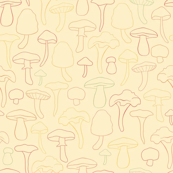 El çizimi mantarsız desen, ahşap zemin, tekstil, pankart, duvar kağıtları, ambalaj - vektör tasarımı için harika.