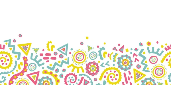 El çizimi soyut, pürüzsüz desen, etnik geçmiş, Afrika tarzı - tekstil, pankart, duvar kağıtları, ambalaj - vektör tasarımı için harika