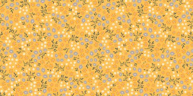 Sevimli el çizimi, dikişsiz desen, güzel çiçek arkaplanı, tekstil, pankart, duvar kağıtları, ambalaj - vektör tasarımı için harika.