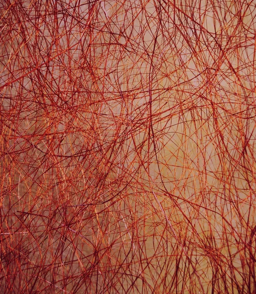 Red net on red abstract background — Stock Photo, Image