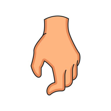 El jest vektör çizim