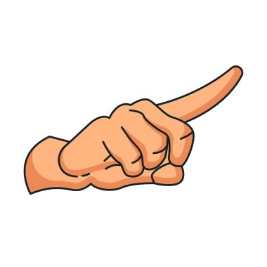 El jest vektör çizim